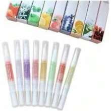 kit c/10 Canetas  Hidratante ÓLEO Amolecedor de  Cutículas 3ml Gel De Unha Sabores - Multicolorido - Visão 3
