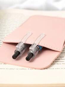 Estuche personalizable/PU para bolígrafos, con bolsillo con cremallera a prueba de fugas, gran capacidad, bolsa portátil para almacenamiento de bolígrafos, estuche de lápices personalizado, bolsa para bolígrafos de gran capacidad y estilo sencillo, multifuncional, ornamental, reutilizable, moderna, colorida, linda, vintage, de dibujos animados, para trabajadores, clientes, estudiantes, niños, para negocios/trabajo/oficina, para la escuela, vuelta al cole, suministros escolares, para la oficina, para el aula, para regalos de maestros, para la universidad, para colegas, para dormitorios, para maestros, para niños y niñas, para adolescentes, estudiantes de escuela secundaria junior, estudiantes de escuela secundaria, estudiantes universitarios, de primer año, de segundo año, estudiantes de cursos inferiores.