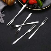 2PCS/5PCS伸缩沥水篮配不锈钢水果叉，透明塑料材质，零食、糖果、干果分装盒，蔬果沥水篮，可泡可沥，还可以用来放置手机，适合懒散的人一边刷手机一边吃水果。 - 彩色 - 查看 11