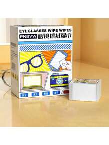 200pcs Anti - Fog Wipes For Glasses, Disposable Glass - Cleaning Cloths. These Wipes Are Designed For Anti - Fogging, Cleaning Lenses, Removing Oil Stains, And They Dry Quickly. - Multicolor - View 5