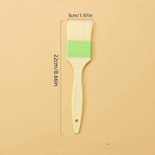 1 件装夏季烧烤硅胶涂抹刷、油漆刷、煎饼刷、户外露营厨房烘焙食品刷