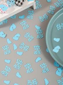 15/30/50g Baby Gender Revealed Paper Scraps For Baby Shower Decorations, Table Scatter, Party Favors, Games & Activities(Blue)