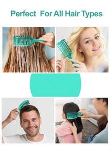 Escova Definidora de Cachos para Cabelos Cacheados, Escova de Penteado e Desembaraço, Escova de Volume de Levantamento de Pontas para Cabelo Molhado, Separa e Define os Cachos Sem Frizz, Escova para Cabelos Cacheados e Ondulados, Pente de Penteado Anti-Quebra, Ferramenta para Cabelos Cacheados para Mulheres, De Volta às Aulas, Essenciais de Viagem e Férias, Acessórios de Cabelo para Mulheres