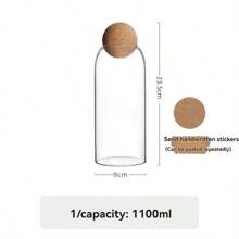 Juego de regalo, botella sellada de corcho esférico suave de alta calidad | Resistente a temperaturas de -20°C a 150°C | Y tarro de almacenamiento de cocina | Regalo de lujo