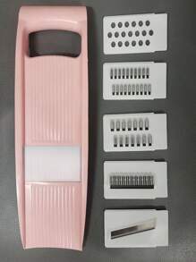 1 Set 5in1 Vegetable Slicer Multifunctional Fruit Slicer Manual Food Grater Vegetable Grater Cutter Potato Grater Household Potato Chopper Kitchen Stuff Kitchen Gadgets
