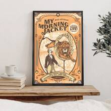 1 件我的早晨夹克海报装饰画海报墙艺术客厅海报卧室画流行无框