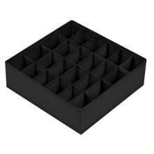 3 Piecesfoldable Baby Socks And Underwear Storage Box - 24 Spacious Compartments, Breathable Fabric, Suitable For Bedrooms, Wardrobes, And Drawers - Multicolor - View 18