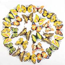 50 Pieces Butterfly Wall Decoration - Plastic Butterfly Wings Foldable Removable Waterproof Reusable Wall Stickers For Family Room Bedroom Nursery Party Wedding Festival Decoration ... Gifts Birthday Graduation Room Decor Home Decor Bathroom Decor Bedroom Decor Room Decoration Stuff Living Room Decor House Decor Home Decor Living Room Wall Art Wall Paper
