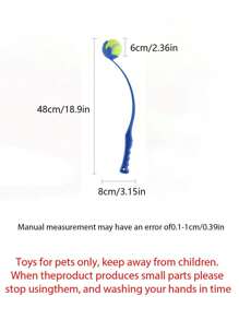 1 Pc Dog Ball Launcher Set(Ball-Throwing Stick),Pet Supplies Durable Plastic Fetch Stick, Interactive Toy For Dog Training And Exercise Dog Toy Set, Comfort Grip Suitable For Outdoor Use Fun With Dogs Easy To Pick Up And Throw For Pet Training & Fun!