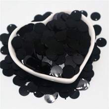 20g 400pcs Paillettes 10mm Flat Round Large Sequin Edge Hole Loose Sequins 1cm Diy Jewelry Sewing Wedding Decoration Craft Garment Accessories Lentejuelas