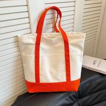 Customizable Embroidered Canvas Bag With Exclusive Name/Logo Embroidery - Multicolor - View 3