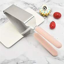 Professional Stainless Steel Cake Slicer - Triangle Cutter And Separator For Perfect Slicing, Great For Desserts, Birthday Parties, Pizza And Cheese Pies - Silver - View 5