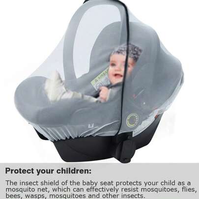 Màn chống muỗi cho xe đẩy trẻ sơ sinh, màn chống muỗi cho ghế ô tô trẻ sơ sinh, màn chống muỗi và bướm đêm cỡ lớn.