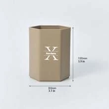 1pc Customized Hexagonal Pen Holder, Simple & Elegant Desk Organizer For Office, School Student - Multicolor - View 3