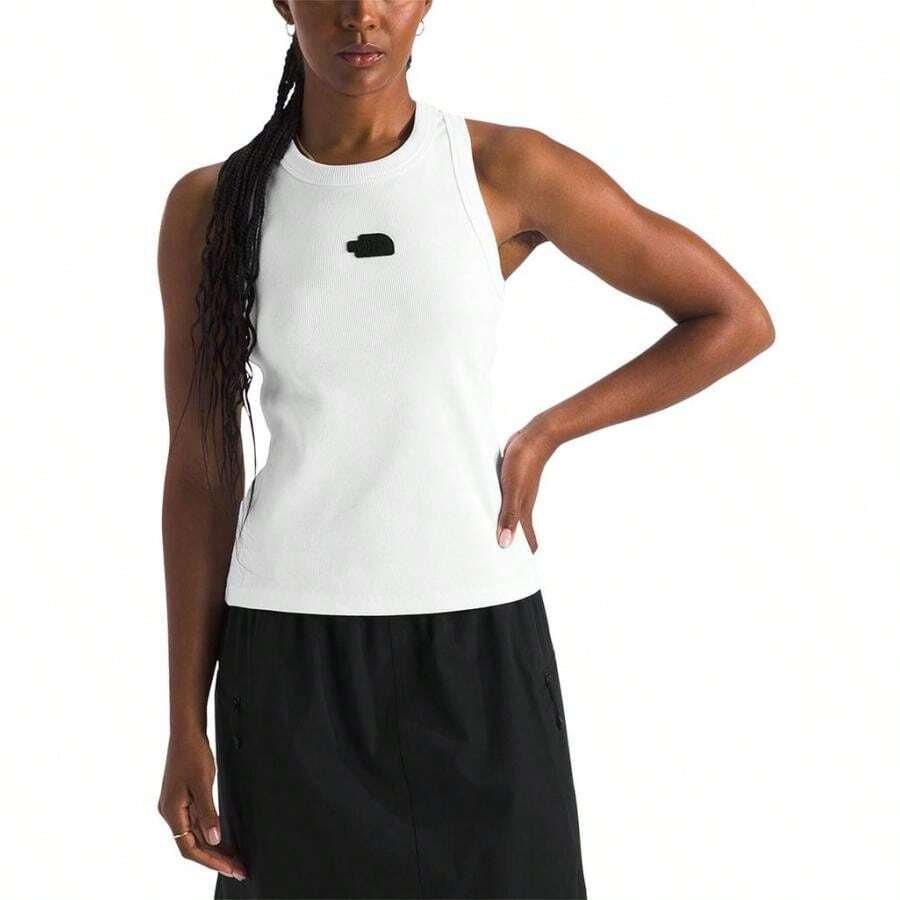 The North Face Women's Slim Rib Tank - White - View 1