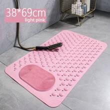 Alfombra de ducha y bañera, alfombra de ducha de goma antideslizante para personas mayores y mujeres, alfombra de bañera antideslizante con agujeros de drenaje y ventosas, alfombra de baño para baño y bañera
