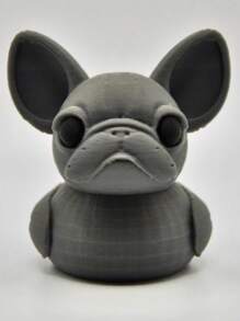 New Creative Fashion Funny Cute Cartoon Bulldog & Rubber Duck Ornaments, Home Living Room Decoration Gifts