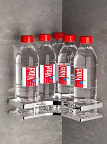 2 件不锈钢角架，金属三脚架，浴室角落储物架，壁挂式厨房角架，安装简便，适用于浴室和厨房 - 彩色 - 查看 12