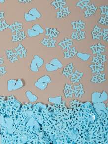 15/30/50g Baby Gender Revealed Paper Scraps For Baby Shower Decorations, Table Scatter, Party Favors, Games & Activities(Blue)