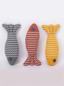 1pc Cat/Dog Lover Gift And Dog/Cat Mom Love Pet Toy Fish, Simple And Practical Multifunctional - Multicolor - View 12