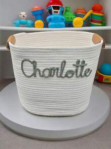 1 pezzo Cestino di immagazzinaggio personalizzato e personalizzato in stile bohémien intrecciato, cesto portabiancheria fatto a mano in corda, organizer per giocattoli e oggetti vari per soggiorno, bagno, cucina, multifunzionale, ornamentale, riutilizzabile, traspirante, raffinato, alla moda, di alta qualità, colorato, moderno, confortevole, morbido, personalizzato, unico, idea regalo ideale per lui, idea regalo ideale per lei, ragazzo, papà, ragazza, mamma, famiglia, amici, tea room, casa, giardino, ufficio, per anniversari, per San Valentino, per la Festa della Mamma, per compleanni, per la Festa del Papà, per la laurea, per matrimoni, per l'inaugurazione della casa, per rinfrescare la casa