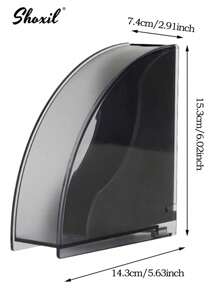 shoxil 1 件咖啡滤纸架，带防尘盖的咖啡滤纸架，锥形滤纸盒，家用咖啡滤纸分配器容器收纳架，可存放 50 张纸质滤纸