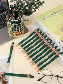 110 Stück/50 Stück/6 Stück/1 Stück individuell anpassbarer Multifunktions-Kugelschreiber, geeignet für Touchscreen-Smartphones & Computer, passend als Hochzeitsgeschenke, für den täglichen Gebrauch, zum Lernen, als Geschenk für Familie, Studenten, Lehrer, Eltern, Kollegen, dekorativ, wiederverwendbar, multifunktional, modern, farbig, süß, vintage, cartoon, witzig, Kawaii, Arbeiter, Kunden, für Geschäft/Arbeit/Büro, Mittelschüler, Oberschüler, Studenten, Uni-Studenten, Erstis, Zweitsemester, Untere Klassen