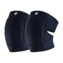 1 Pair Thick Adjustable Sports Knee Pads, 3 Size Fits All Men & Women, Elastic Stretchable Material, Suitable For Dancing, Yoga, Cycling, Climbing, Hiking And Other Sports Gym Accessories Knee Support Sports Knee Pads Gym Knee Pads