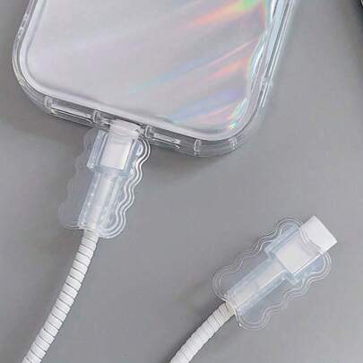 10 件 ABS 树脂线缆保护套：保护您的线缆免于断裂和断开，Apple 线缆保护套，兼容 18-20W 小头充电器，防止充电器断裂