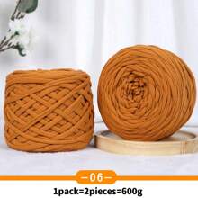 2 Packs, Total 600g, Fabric Strips, Woven Cushions, Woven Bags, Handicraft Yarn, Large Balls Of Yarn - 2 Large Pieces Of Fabric Strips - View 19