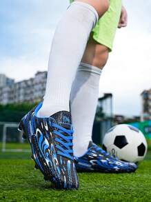 Studded Soccer Shoes For Men/Women/Youth, Lightweight, Non-Slip, Soccer Training & Match Cleats