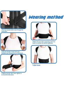 1PC, A Sedentary Invisible Spine Protection Assistant That Is Essential For Students Working At A Desk. Three Second Adjustment For Easy Shaping, Confident Posture, All Day Protection, Limited Time Hot ! Posture Corrector Waist Trainer Tummy Control Workout Belt Waist Trimmer And Exercise Waist Belt