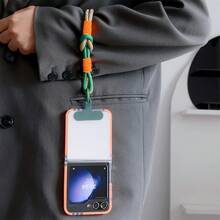1 dây đeo cổ tay ngắn có đầu nối ốp điện thoại, phụ kiện mặt dây chuyền điện thoại thời trang, chống trượt & chống rơi & chống thất lạc - Nhiều màu - Xem 3