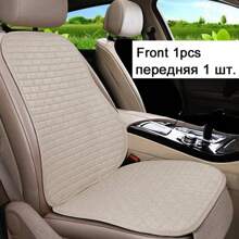 Car Flax Seat Cushion Protector Pad Car Seat Cover Front/Rear Seat Cover Automobile Cushion Pad Mat Backrest Auto Accessori
