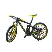 2025 New Model - 1pc Alloy 1:10 Scale Mountain Bike Toy Model, Freely Detachable Downhill Bike, Assorted Colors, Perfect For Birthday, Easter, Holiday Gifts, Random Text Style
