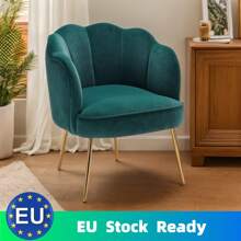 1 Stuhl Gepolsterter Sessel mit Blütenblatt-Rückenlehne, Ergonomischer Akzentstuhl aus Samtstoff , Lehnstuhl mit Metallbeinen Gold, Heimsessel mit goldenen Beinen und verstellbaren Beinen für den Innenbereich,  für Schlafzimmer Weicher Samt Armlehnstuhl, Esszimmerstuhl Polstersessel für Schminktisch, Küchenstuhl in Blumenform für Wohnzimmer, Schlafzimmer,Ehefraugeschenke,Muttergeschenke, Weihnachtsgeschenke, Weihnachtsgeschenke, Familiengeschenke, Geschenke für Freunde, Jubiläumsgeschenke,Bewegendes Geschenk,Rosa - Grün - Übersicht 2