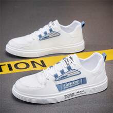 2025 New Summer Men's Breathable Hollow Mesh Casual Sneakers, Korean Fashion Versatile Cloth Shoes, Suitable For Teens Summer Casual, Outdoor Athletic, Vacation Travel, Graduation Gifts, Birthday Dress Accessories