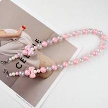 Chic Colorful Braided & Faux Pearl Chains! Designs With Bow Details, Perfect As Bag/Purse Charms. Vibrant Hues Meet Delicate Craftsmanship-Ideal For Styling Lovers. Versatile Accessories To Elevate Daily Looks, Grab These Eye-Catching Pieces Now!Summer,Easter Gifts,Gifts For Women, Case