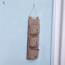 1pc Hanging Storage Bag For Baby Room, Wall-Mounted Toy Organizer Bag For Kids Room, Without Hanging Hook