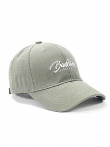 Một chiếc mũ bóng chày thêu bảng chữ cái thời trang cá nhân cổ điển, thích hợp cho các môn thể thao giải trí ngoài trời - A - Xem 17