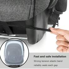 Màn chống muỗi cho xe đẩy trẻ sơ sinh, màn chống muỗi cho ghế ô tô trẻ sơ sinh, màn chống muỗi và bướm đêm cỡ lớn. - trắng - Xem 6