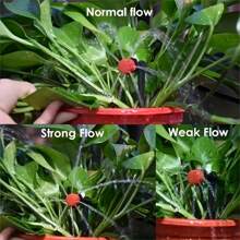 Adjustable Flow Garden Drip Irrigation System, Automatic Watering System, Made Of Plastic Material, No Need For Electricity, Universal Connection Thread, Water-Saving Spraying Device, Suitable For Gardens