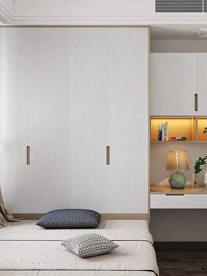 Roll Premium Vinyl Furniture Renovation Sticker, Texturized Self Adhesive Wallpaper, Washable, Fireproof Moisture Resistant, Easy om Match Pattern Kitchen Living Room view 6