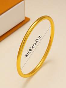 4pcs Luxurious 24K Gold Plated Twisted Bangle Bracelets For Women, Suitable For Gifting And Daily Wear, Perfect For Valentine's Day,Mom,Mother,Mother's Day,Gift