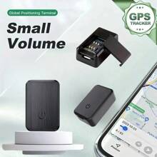1pc, Mini GPS Tracker, Essential For Autonomous Driving Travel, Real-Time Tracking, Precise Positioning, Ideal Choice For Outdoor Adventures And Cars - [Great Value]black - View 3