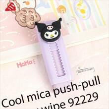 Sanrio 1pc Sanrio Retractable Eraser, Cute Cartoon Design, Dust-Free, Stationery Supplies For Students,Back To School