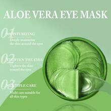 Xioimy 80g 芦荟胶原蛋白眼膜，低过敏原，滋润、提亮和照亮眼部皮肤，适合所有皮肤类型