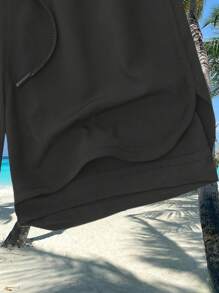 2pcs Men's Outdoor Sports Training Fitness Shorts With Drawstring Waist, Breathable Quick Dry Liner, Lightweight Thin Design, Spring/Summer