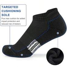 2020 June 12 Women's Sports Ankle Socks, Breathable Low-Cut Running Socks, Cushioned Moisture-Wicking, Suitable For Sports And Travel - Multicolor - View 5