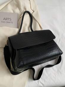 Large Capacity Bag 2024 Spring/Summer New Retro Briefcase Women's Unique Design Shoulder Crossbody Bag